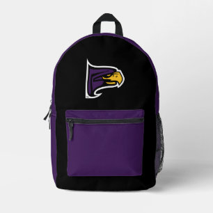 Hunter College Hawk Profile Mascot Printed Backpack