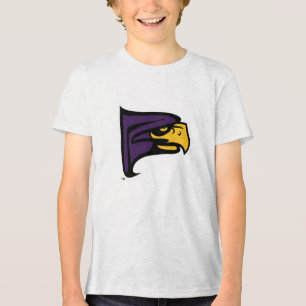 Hunter College Hawk Profile Mascot Tri-Blend Shirt