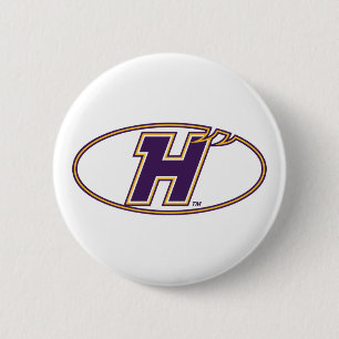 Hunter College Hawks Athletic Logo 6 Cm Round Badge