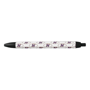 Hunter College Hawks Athletic Logo Black Ink Pen