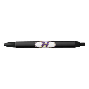 Hunter College Hawks Athletic Logo Black Ink Pen