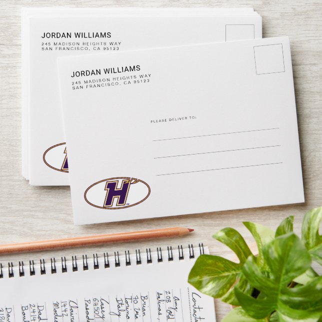 Hunter College Hawks Athletic Logo Envelope (Stacked)