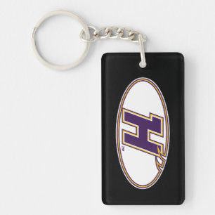 Hunter College Hawks Athletic Logo Key Ring
