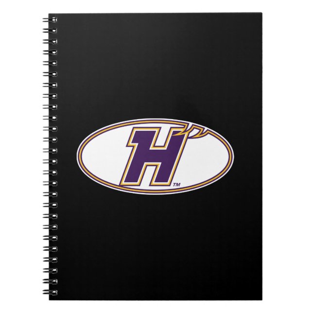 Hunter College Hawks Athletic Logo Notebook (Front)