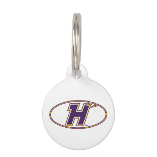 Hunter College Hawks Athletic Logo Pet Tag