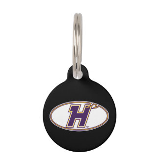 Hunter College Hawks Athletic Logo Pet Tag