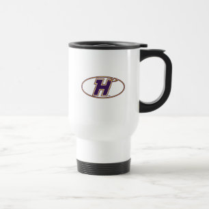 Hunter College Hawks Athletic Logo Travel Mug