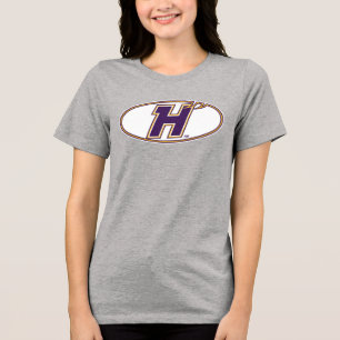 Hunter College Hawks Athletic Logo Tri-Blend Shirt