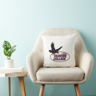 Hunter College Hawks Mascot Cushion