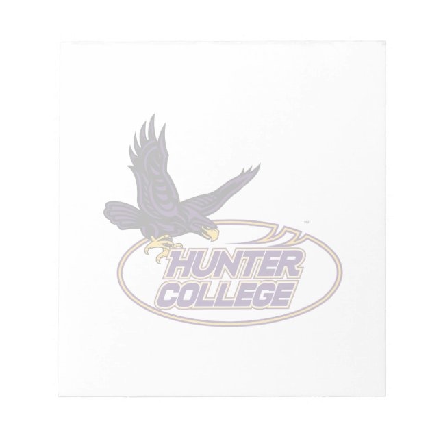 Hunter College Hawks Mascot Notepad (Front)