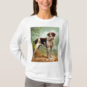 Hunter dog with bird in mouth T-Shirt