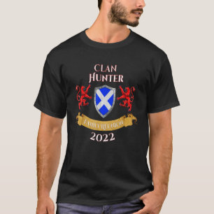 Hunter Family Reunion 2022 Scottish Clan T-Shirt