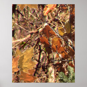 Hunter Forest Camouflage Painting Customise This Poster