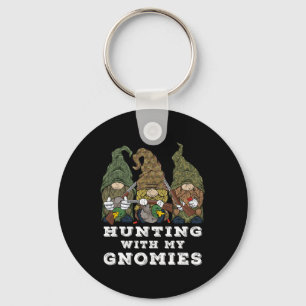 Hunter Gnomes Hunting With My Gnomies Duck Hunting Key Ring