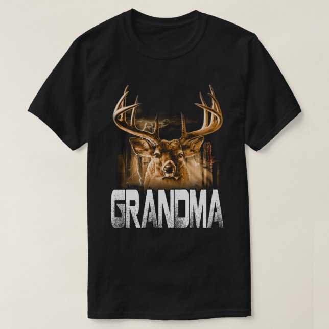 Hunter grandma T-Shirt Funny Papa Hunting Father G (Design Front)