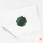 Hunter Green 2 Letter Monogram Wax Seal Stickers