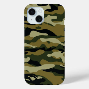 Hunter Green Camo iPhone 15 Case