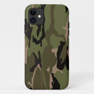 Hunter Green Camo iPhone 11 Case