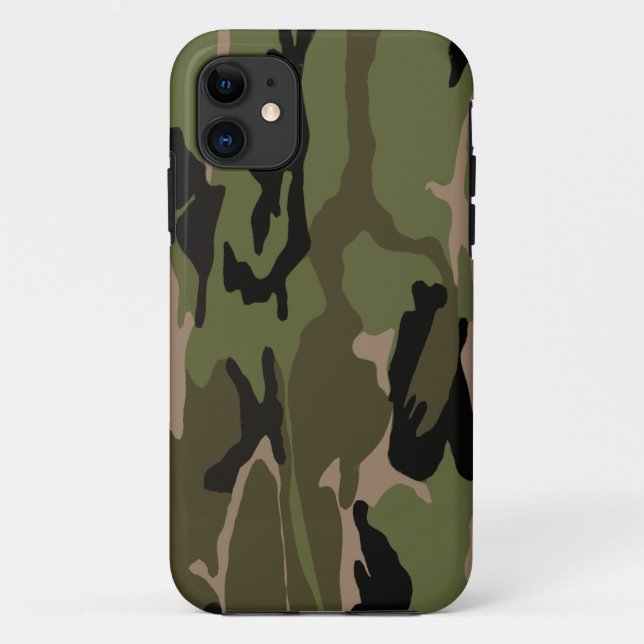 Hunter Green Camo Case-Mate iPhone Case (Back)