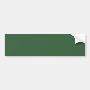 Hunter Green Colour Solid Background Dark Green Hu Bumper Sticker
