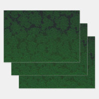 Hunter Green Elegant Succulent Pattern Design