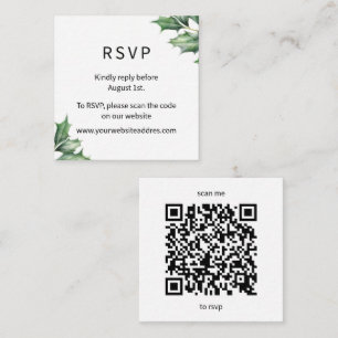 Hunter Green Holly Enclosure Card