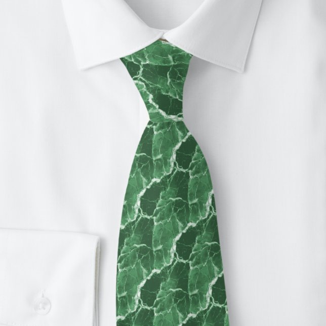Hunter Green Marble Tie (Creator Uploaded)