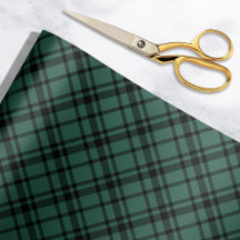 Hunter Green Scottish Tartan Plaid Christmas