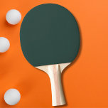 Hunter Green Solid Colour Ping Pong Paddle<br><div class="desc">Hunter Green Solid Colour</div>