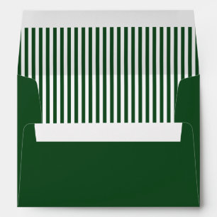 Hunter Green Solid Colour Trend Envelope