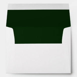 Hunter Green Trim - Envelope