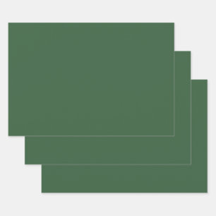Hunter Green Wrapping Paper Sheet