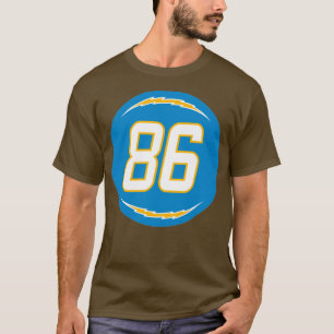 Hunter Henry Number 86 Jersey Los Angeles Chargers T-Shirt