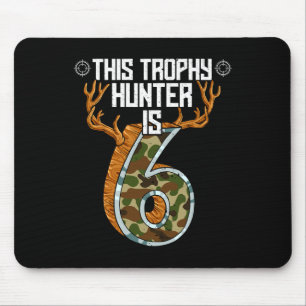 Hunter Hunting 6th Birthday Mouse Mat