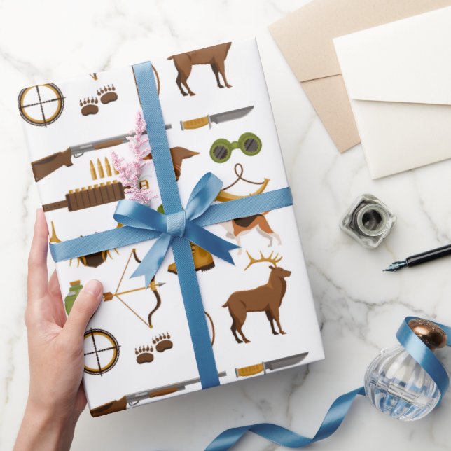 Hunter Hunting Birthday Party Wrapping Paper (Gifting)