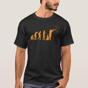 Hunter Hunting Evolution Duck Hunting Dog Hunter T-Shirt