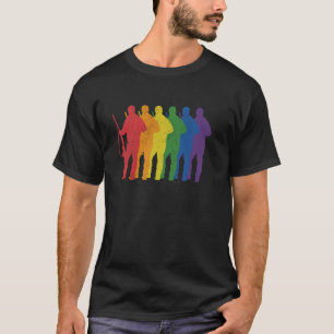 Hunter Hunting Gay Pride LGBTQ Supporter Rainbow A T-Shirt