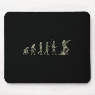 Hunter Hunting Hunt Deer Hunting Buck Elk Camo Cam Mouse Mat