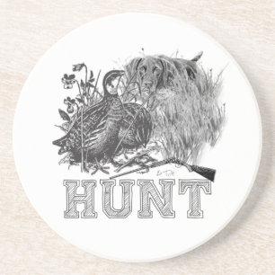 Hunter (Hunting with GSP) Coaster