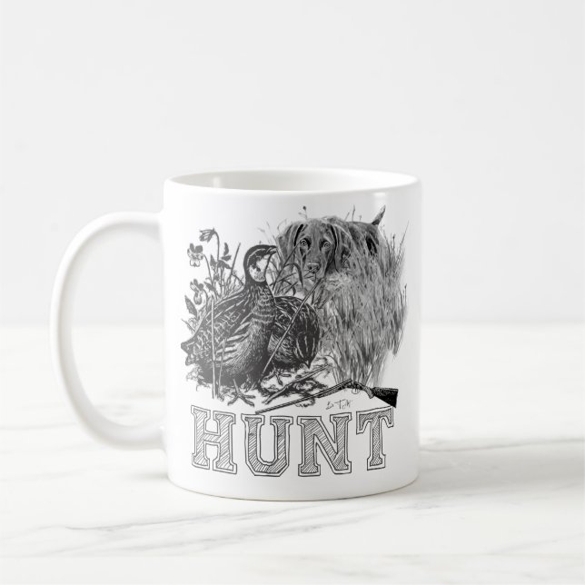 Hunter (Hunting with GSP)    Coffee Mug (Left)