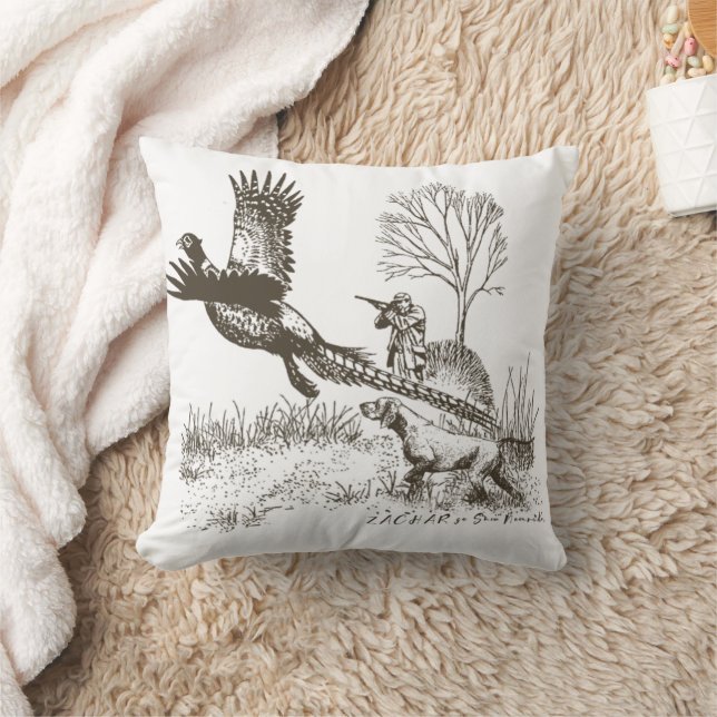 Hunter (Hunting with GSP)   Cushion (Blanket)