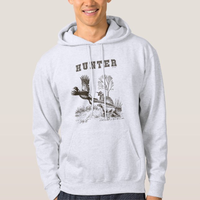 Hunter (Hunting with GSP) Hoodie (Front)