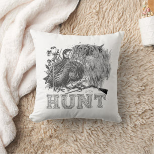 Hunter (Hunting with GSP)   Throw Pillow