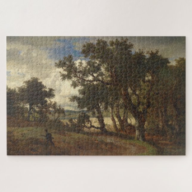  Hunter in a Rural Landscape (Andreas Achenbach) Jigsaw Puzzle (Horizontal)