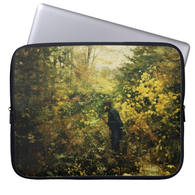 Hunter in the Forest (by H.A. Brendekilde) Laptop Sleeve (Front)