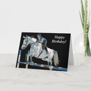 Hunter/Jumper Equestrian Card