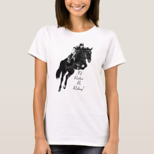 Hunter Jumper Equestrian Horse T-Shirt