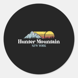 Hunter Mountain New York Snow Ski Snowboard Hiking Classic Round Sticker