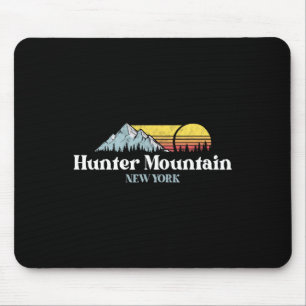 Hunter Mountain New York Snow Ski Snowboard Hiking Mouse Mat
