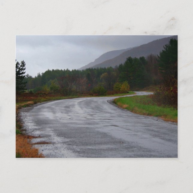 Hunter Mountain Road Postcard (Front)